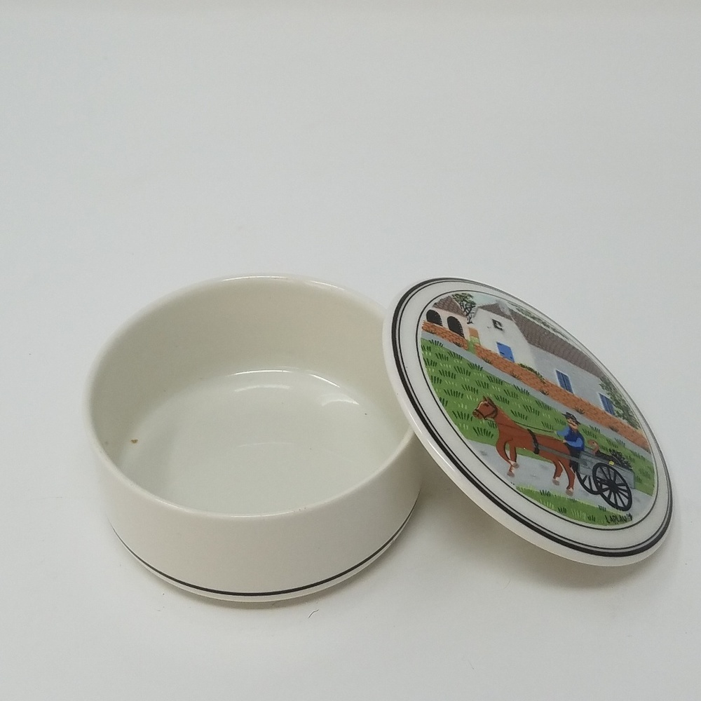 Villeroy & Boch white porcelain trinket candy box - Picture 6 of 7